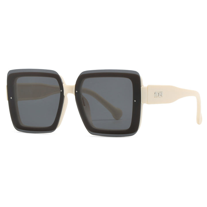 Dame oversized solbriller i urbant design Skanto