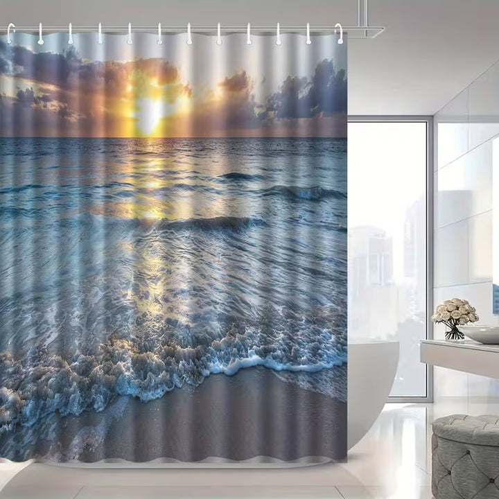 Coastal Scene Dusjforheng Skanto