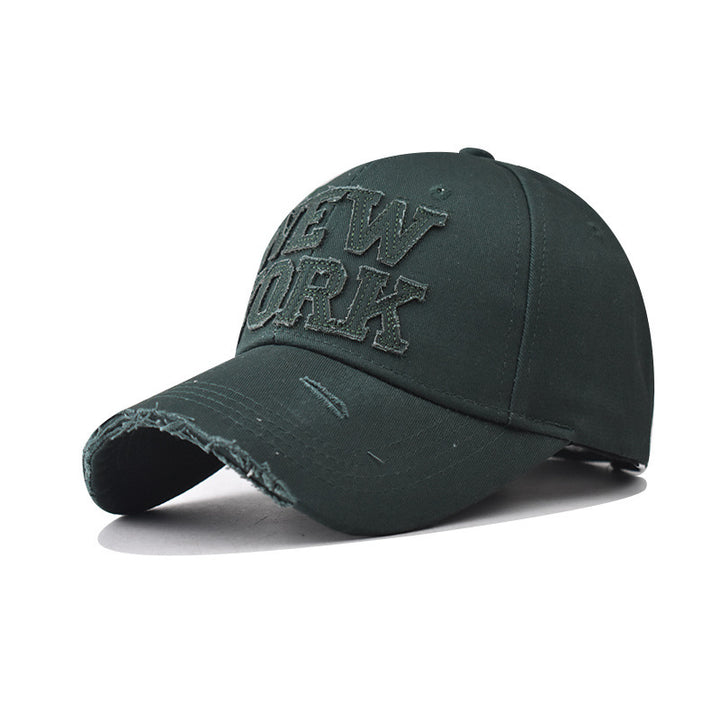 Kvinnenes Slitt Brodert Baseball Cap Skanto