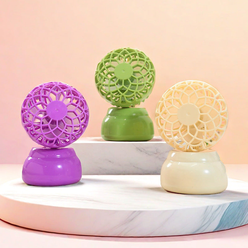 Dame Bærbar bordvifte i kreativ blomsterdesign Skanto