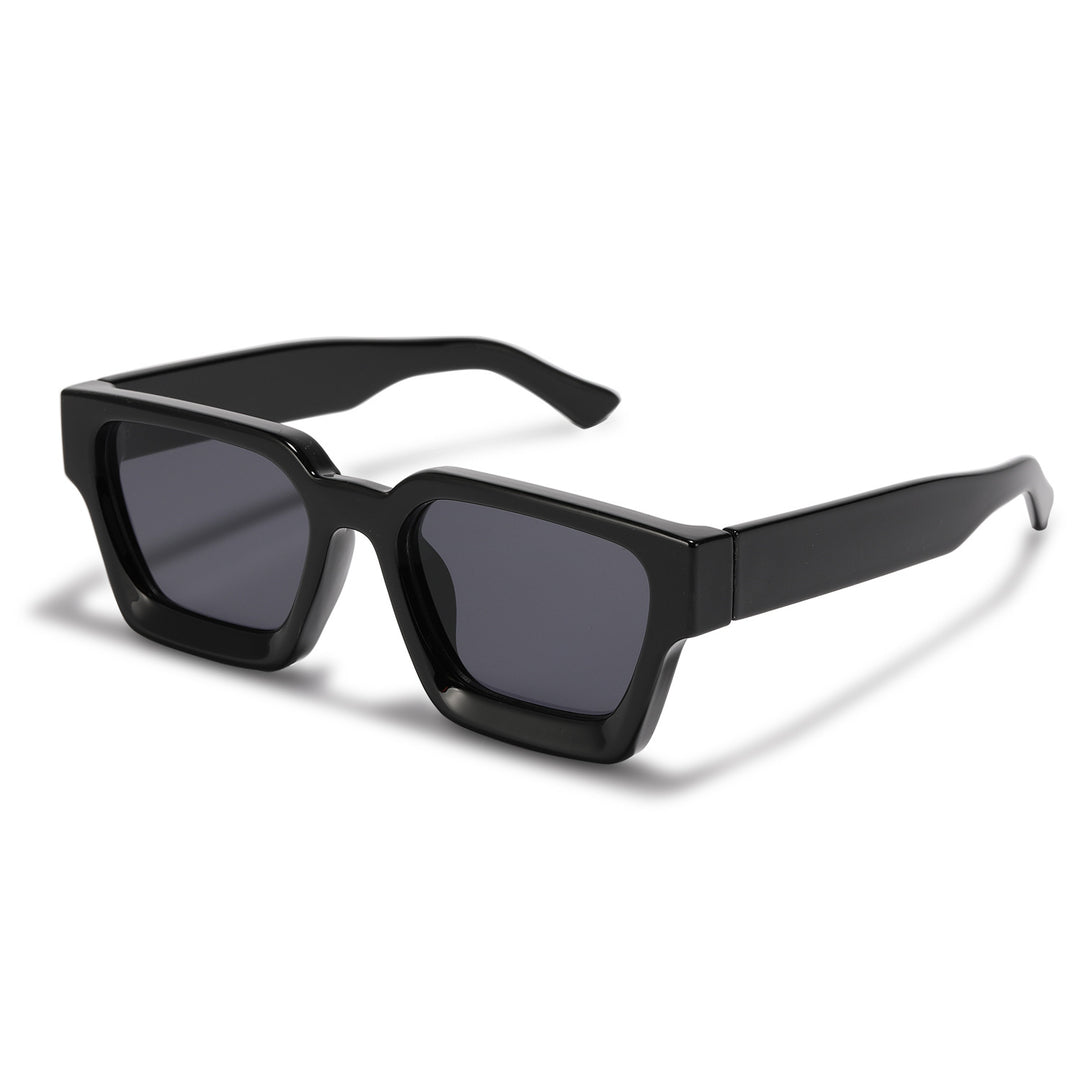 Dame fashion solbrille med klar ramme og gradient linser Skanto