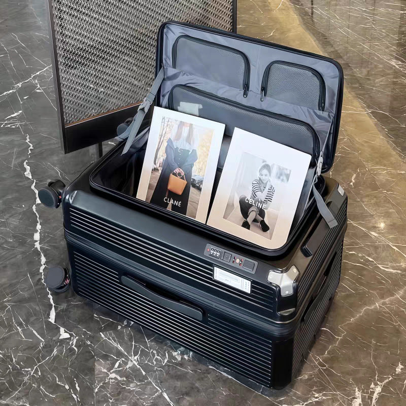 Unisex Premium Multi-Compartment Reise Koffert Skanto