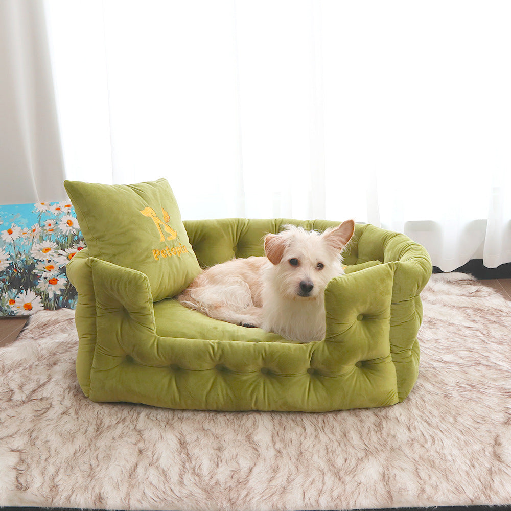 Plush Snuggle hundesofa