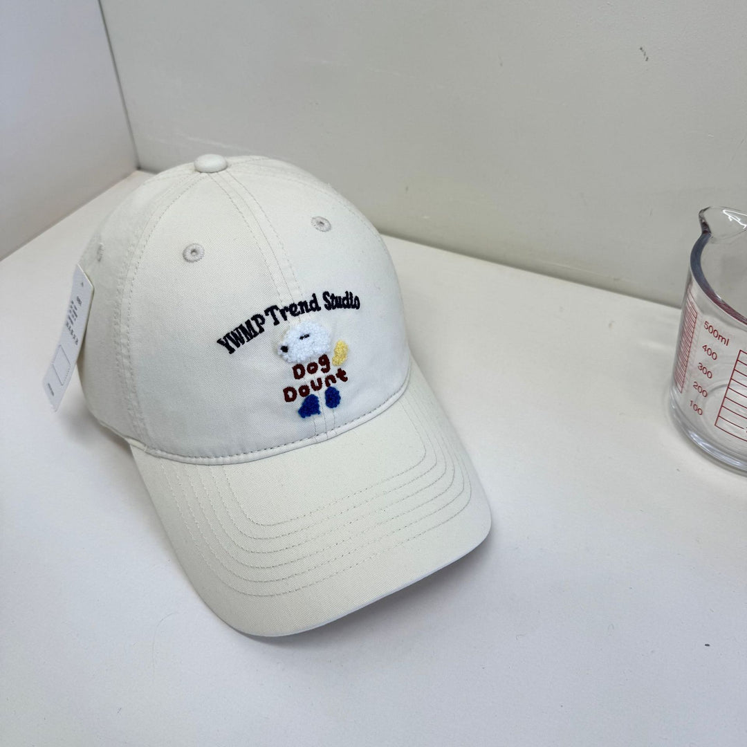 Unisex Brodert Hundetema Baseball Caps Skanto