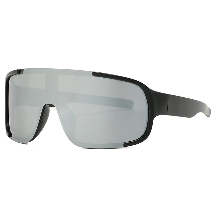 Dame sporty UV-beskyttende solbriller med bred, aerodynamisk form Skanto
