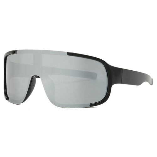 Dame sporty UV-beskyttende solbriller med bred, aerodynamisk form Skanto