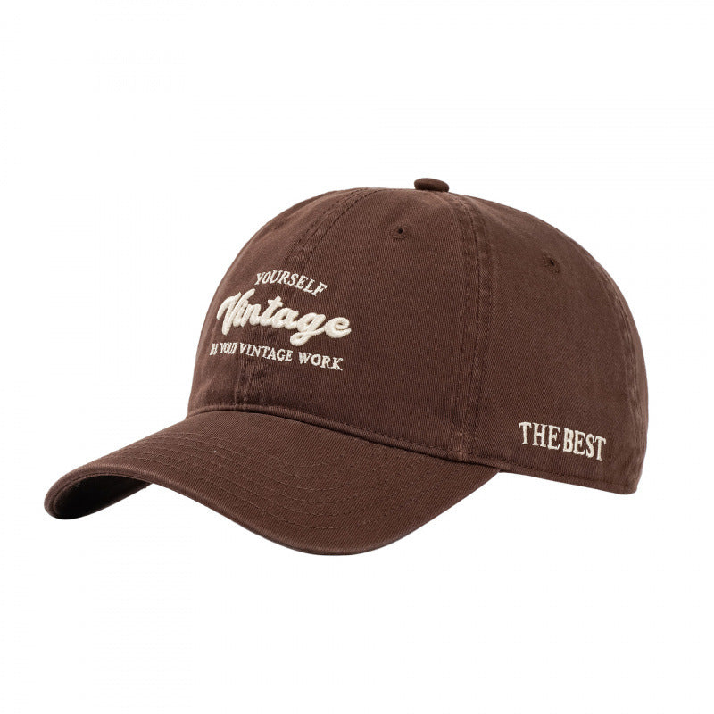 Kvinnenes vintage-inspirerte broderte baseballcap Skanto