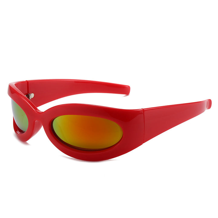 Dame trendy sportsbriller med aerodynamisk design Skanto