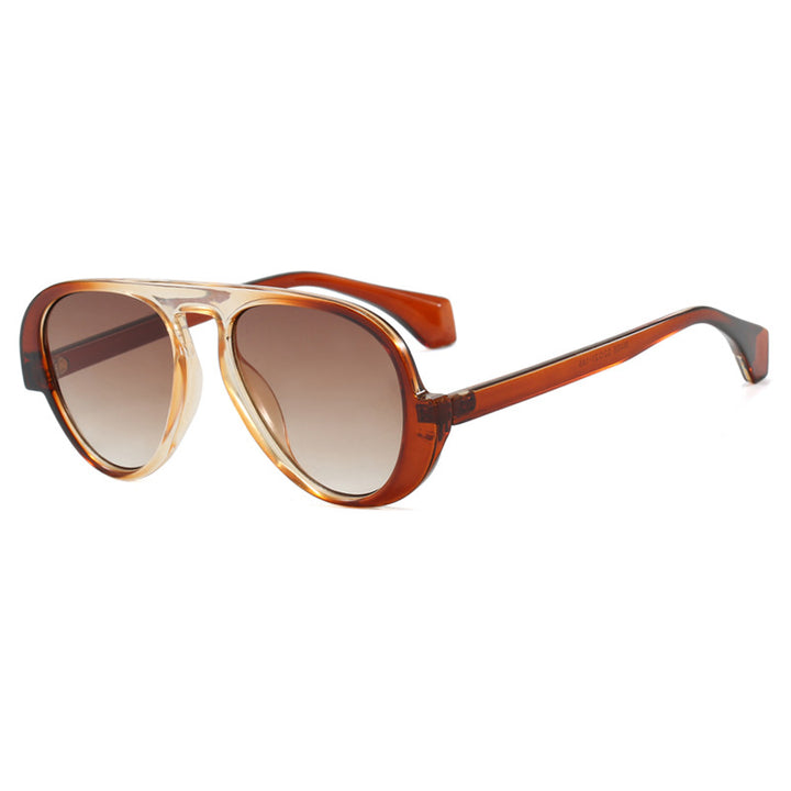Dame solbrille med unikt retro-ramme og UV-beskyttelse Skanto