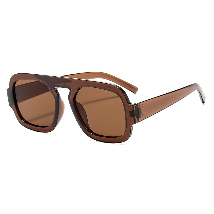 Men's Bold Retro-Inspired Square Sunglasses Skanto