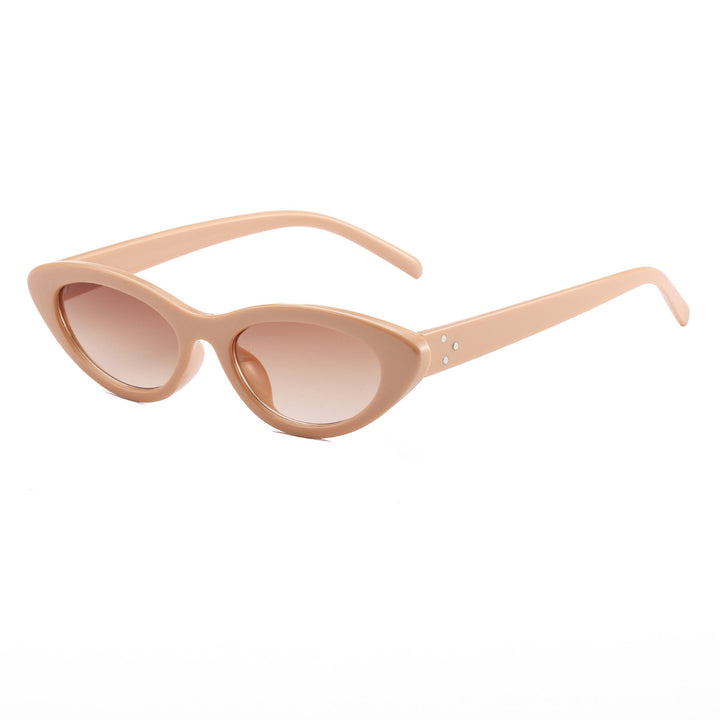 Dame Cat-Eye solbriller i elegant Leo-design Skanto