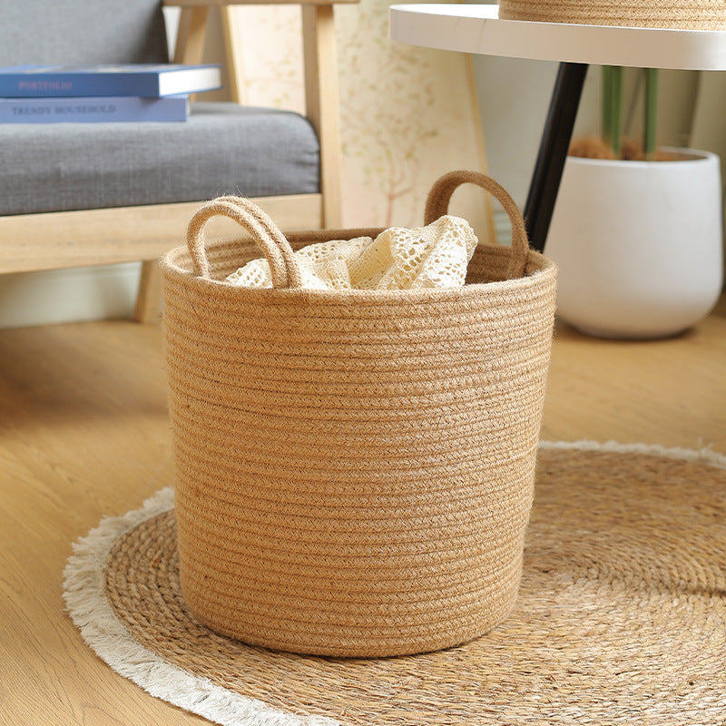 Naturlig Fiber Lagringskurv Skanto