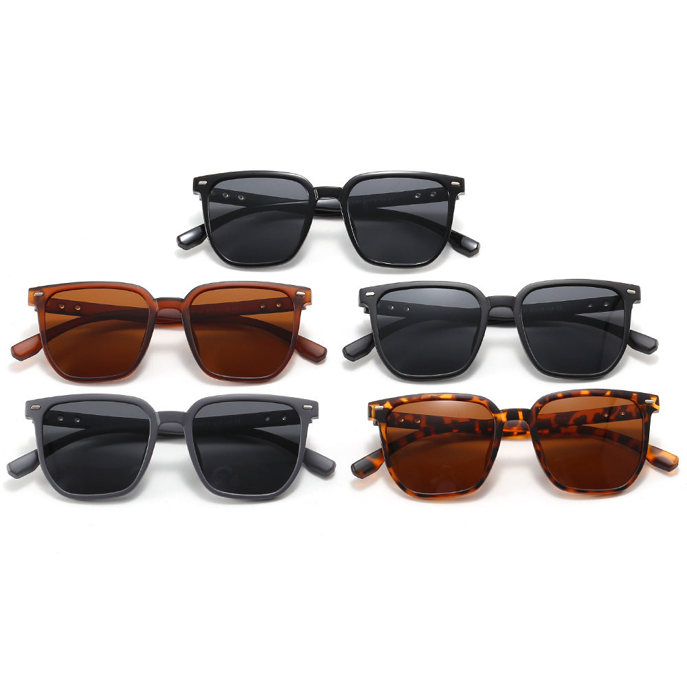 Dame moteriktig solbrille i trendy skilpaddemønster Skanto