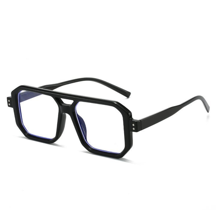 Dame moteriktig solbrille i moderne åttekantet design Skanto
