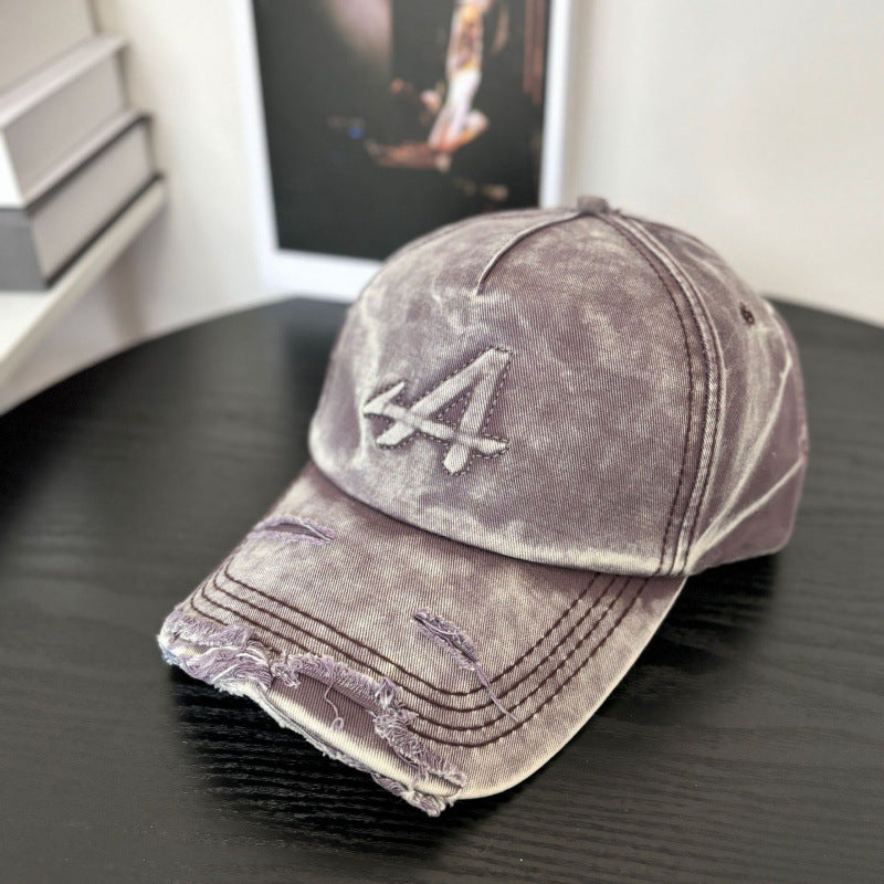 Kvinne's Slitt Vintage Stil Baseball Caps Skanto