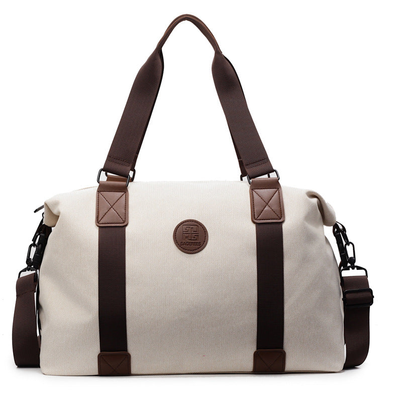 Sporty Duffel Bag With Multiple Compartments And Adjustable Shoulder Strap Skanto