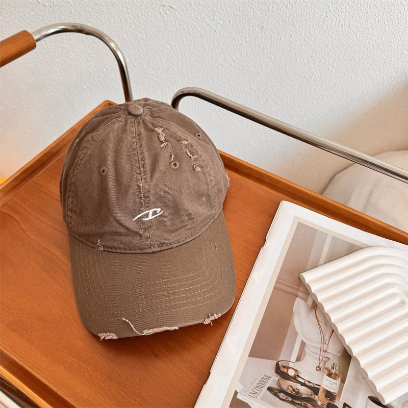 Herre Slitt Bomulls Baseball Caps Skanto