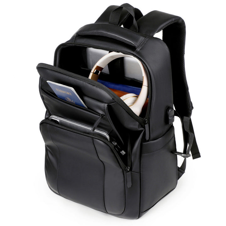 Multifunksjonell laptopryggsekk med ergonomisk design og beskyttelsespolstring Skanto