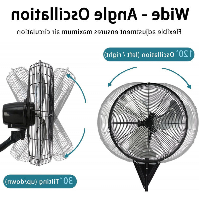 Unisex Veggventilator med kraftig luftsirkulasjon Skanto