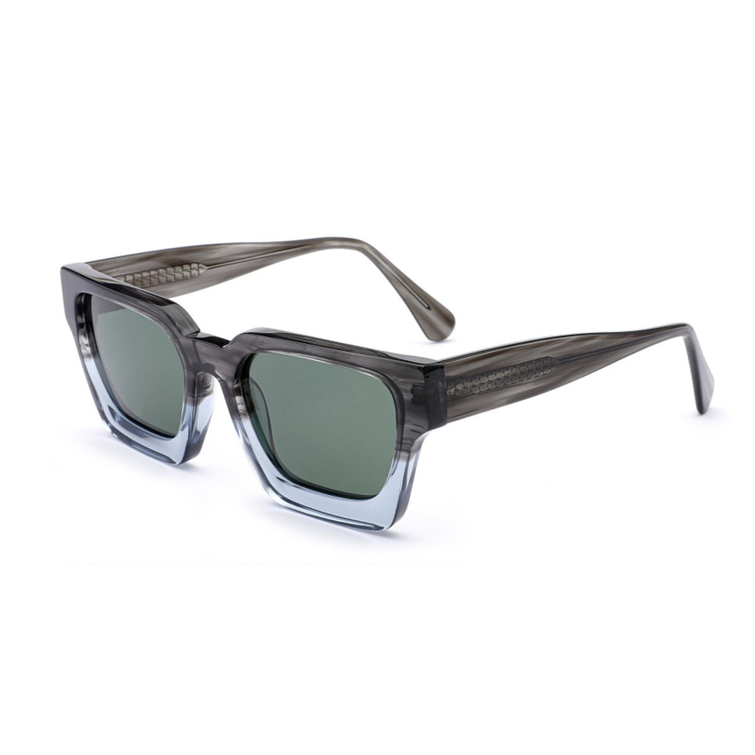 Dame firkantet solbrille med innovativ ram og polariserte glass Skanto