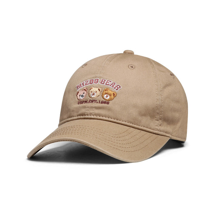 Dame leken bomull caps med brodert dyredesign Skanto