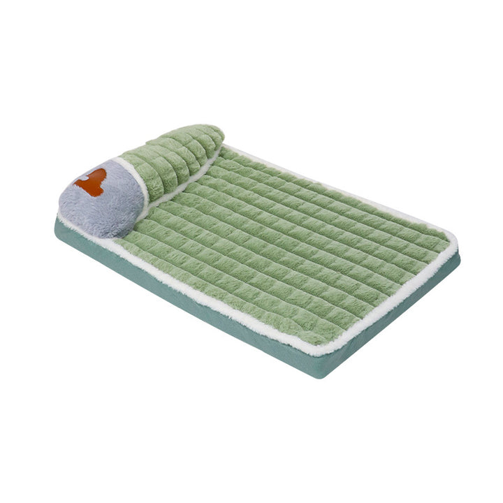 Plush ortopedisk matte hundeseng