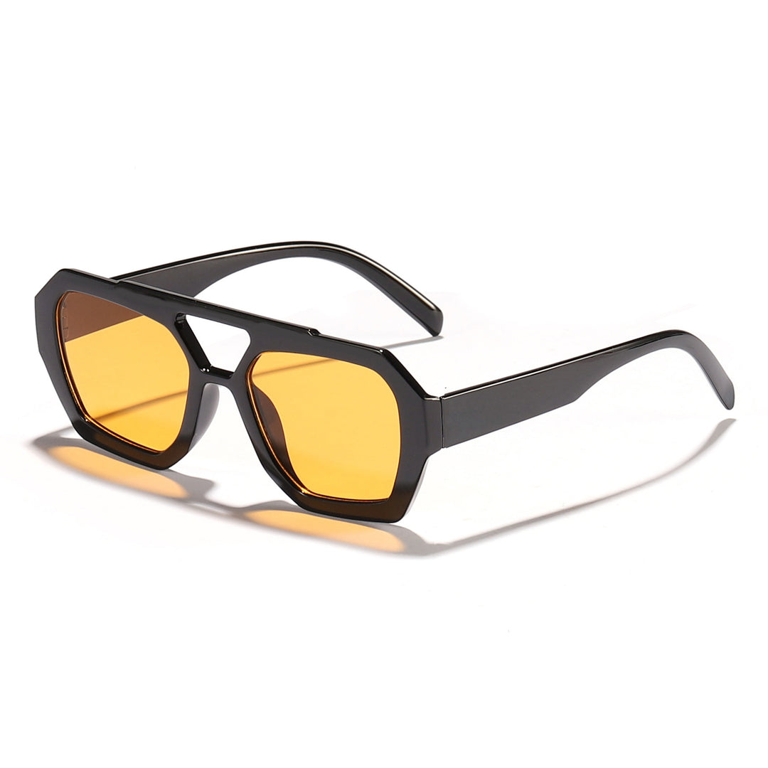 Dame moteriktig solbrille i eksklusiv oktagon-design Skanto