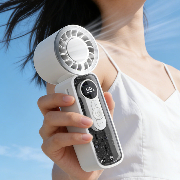 Dame bærbar USB-kjølevifte med intelligent styring Skanto