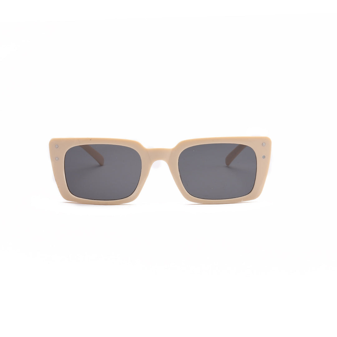 Dame kvadratisk solbrille med dyremønster Skanto