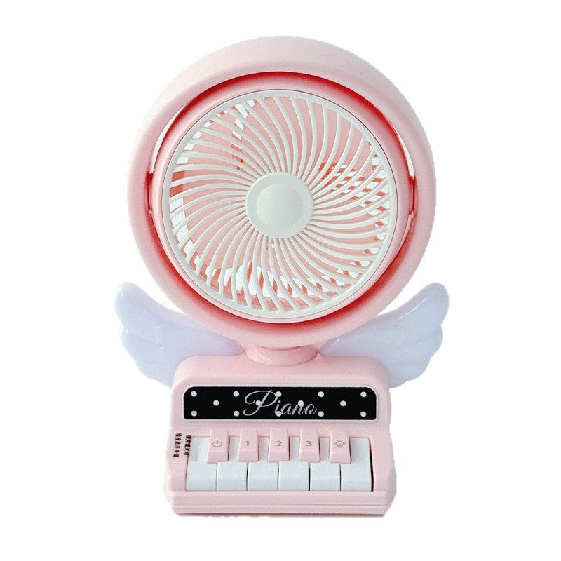 Unisex Bærbar Mini-vifte i leken piano design Skanto