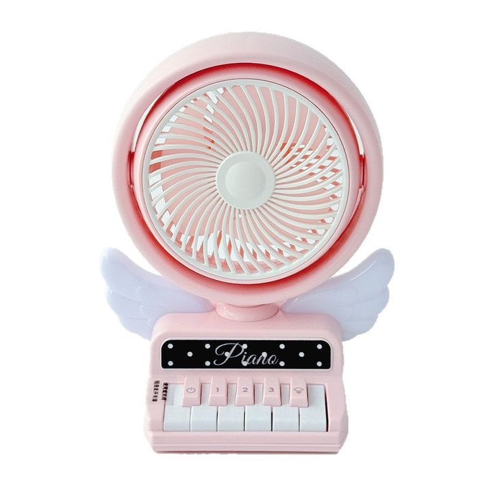 Unisex Bærbar Mini-vifte i leken piano design Skanto