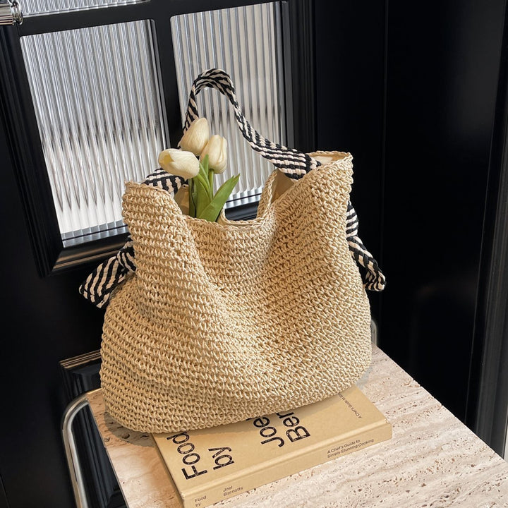 Stor håndvevd kurv shopper Skanto