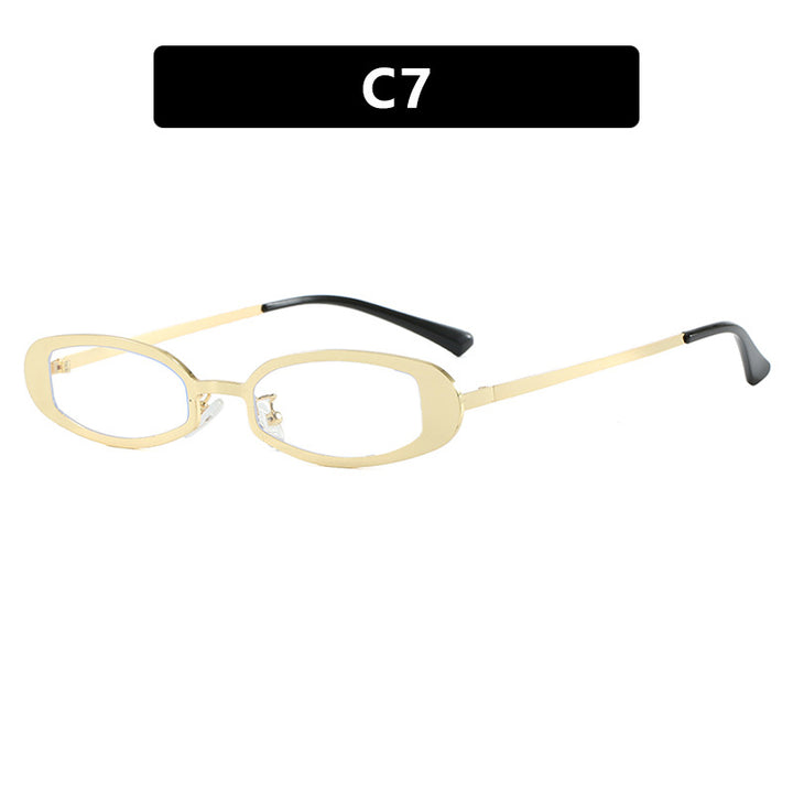 Dame moteriktig brille med elegant metallramme og fine aksenter Skanto