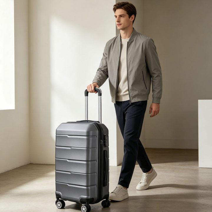 Men's Hard-Shell Spinner Luggage Skanto