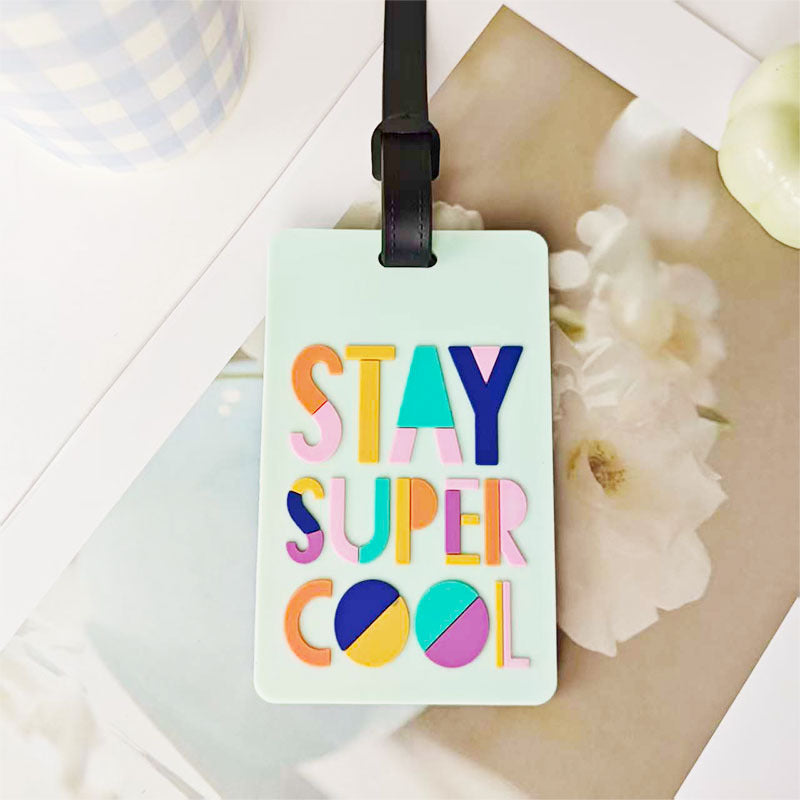 Unisex Tropical Theme Luggage Tag Skanto