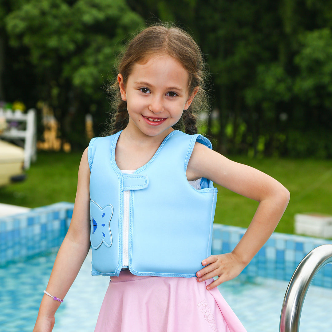 Kvinnenes oppblåsbare svømmehjelp med fargerik flamingo-design Skanto