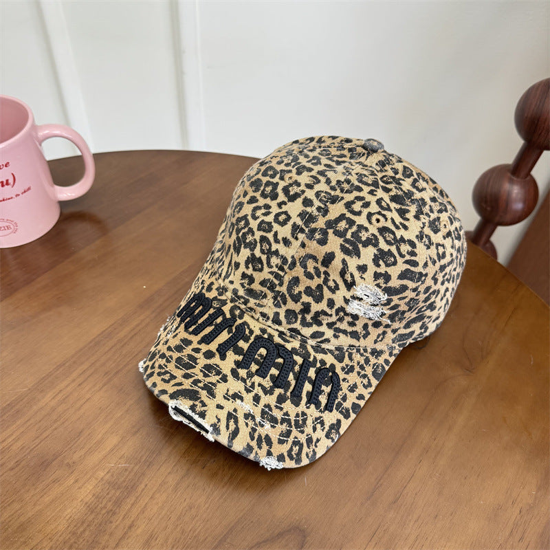 Kvinne's Slitt Grafisk Baseball Caps Skanto