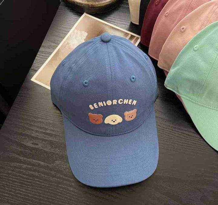 Kvinne leken grafisk caps Skanto