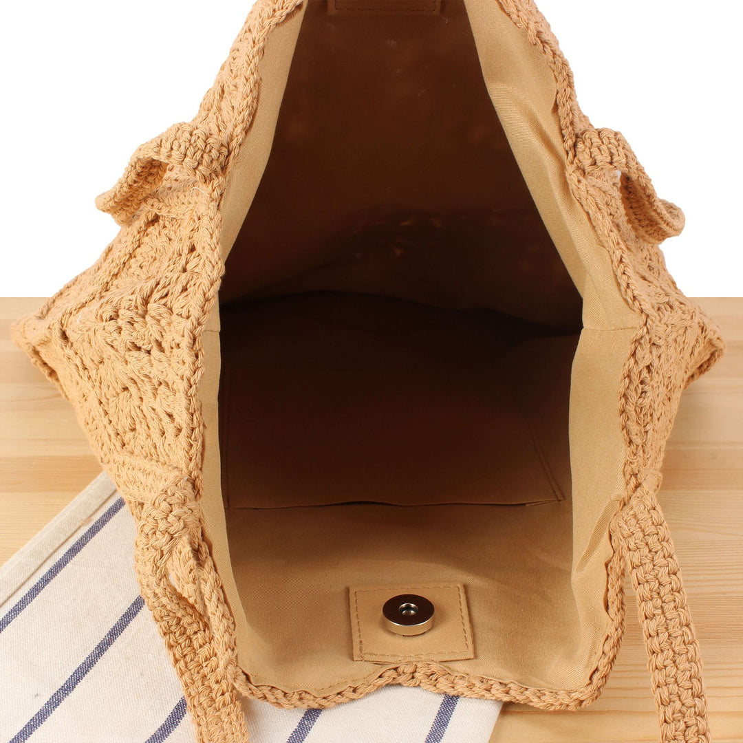Hand-knotted macrame bag Skanto