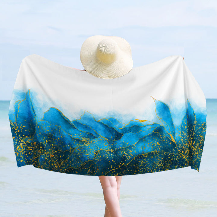 Strandhåndkle med maritimt design Skanto
