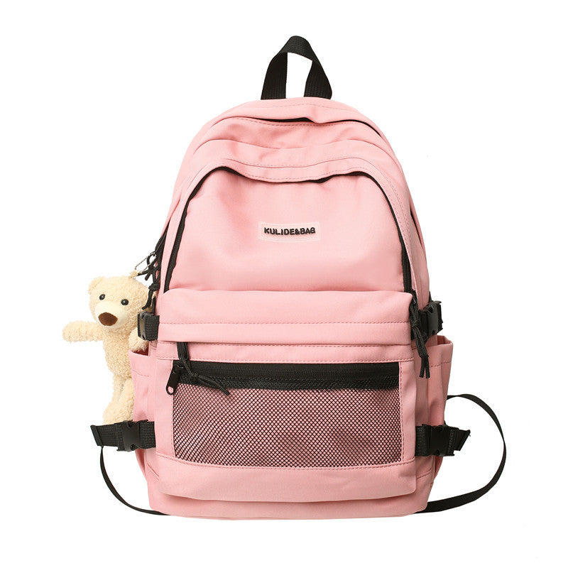 Multi-Pocket Holdbar Skole Ryggsekk