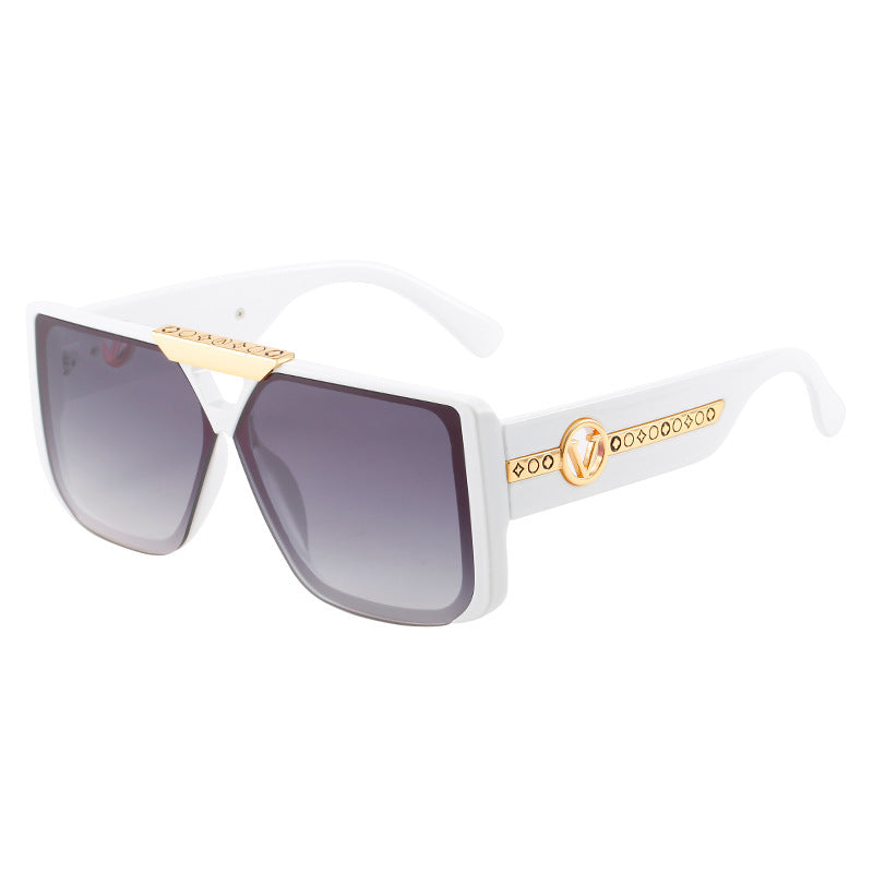 Dame elegant firkantet solbrille Skanto