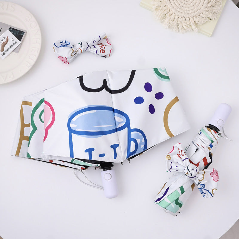 Dame kreativ barneparaply med dyremotiv Skanto