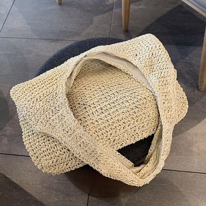 Håndlaget Makramee Tote Bag Skanto