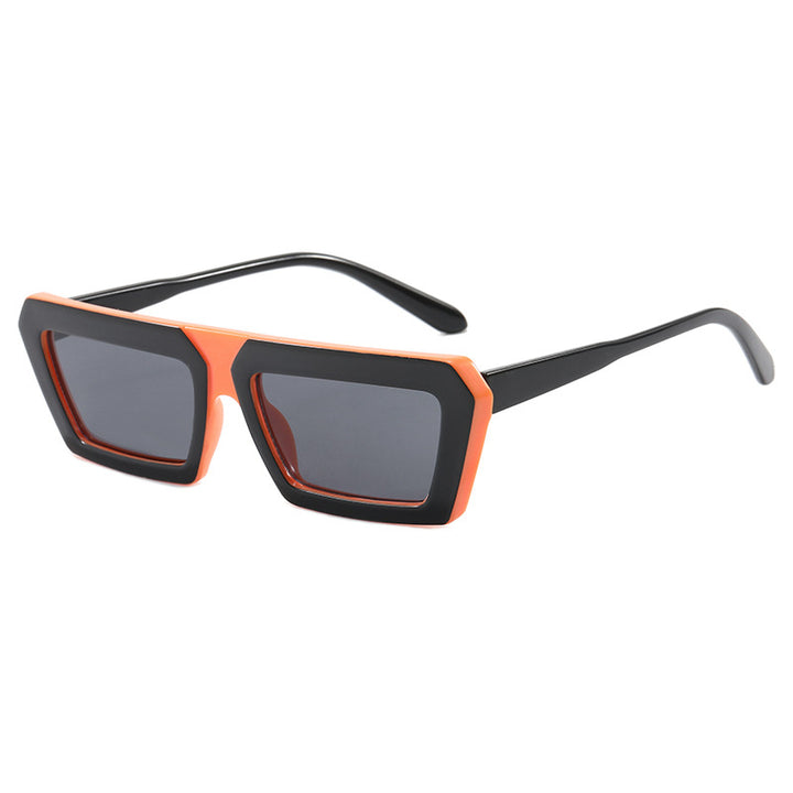 Dame geometrisk solbrille i trendy design Skanto