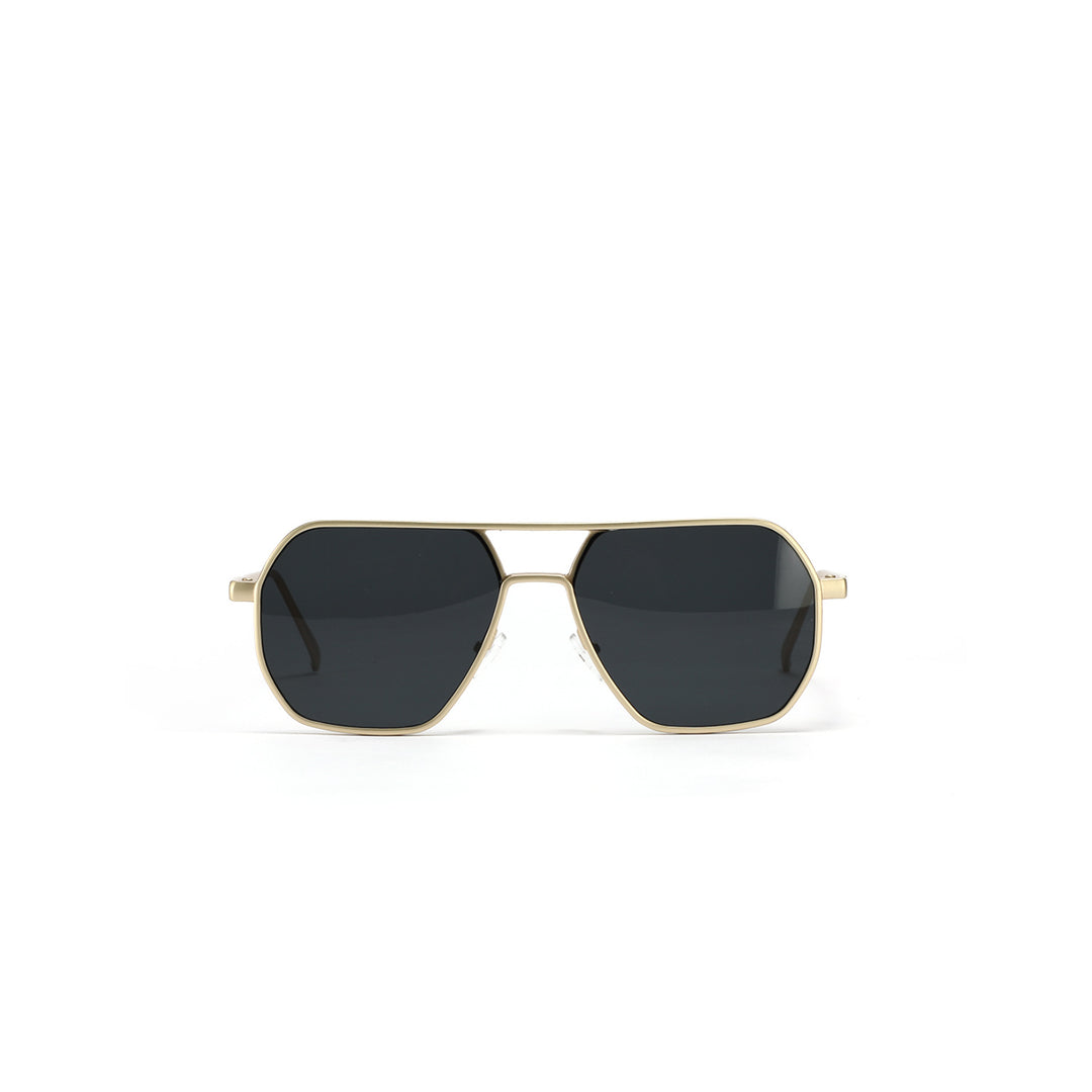 Dame moteriktig solbrille med elegant polygonal ramme Skanto