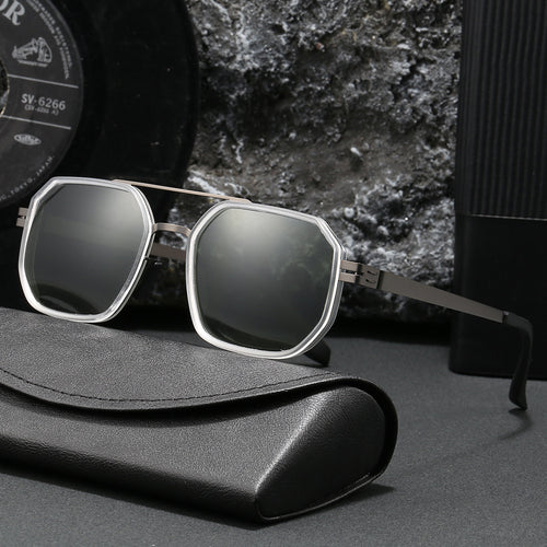 Damer Elegant Åttkantet Solbrille Skanto