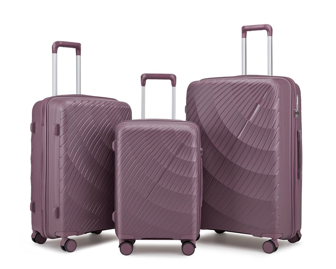 Unisex Premium Teksturert Hard Shell Kofferset Skanto