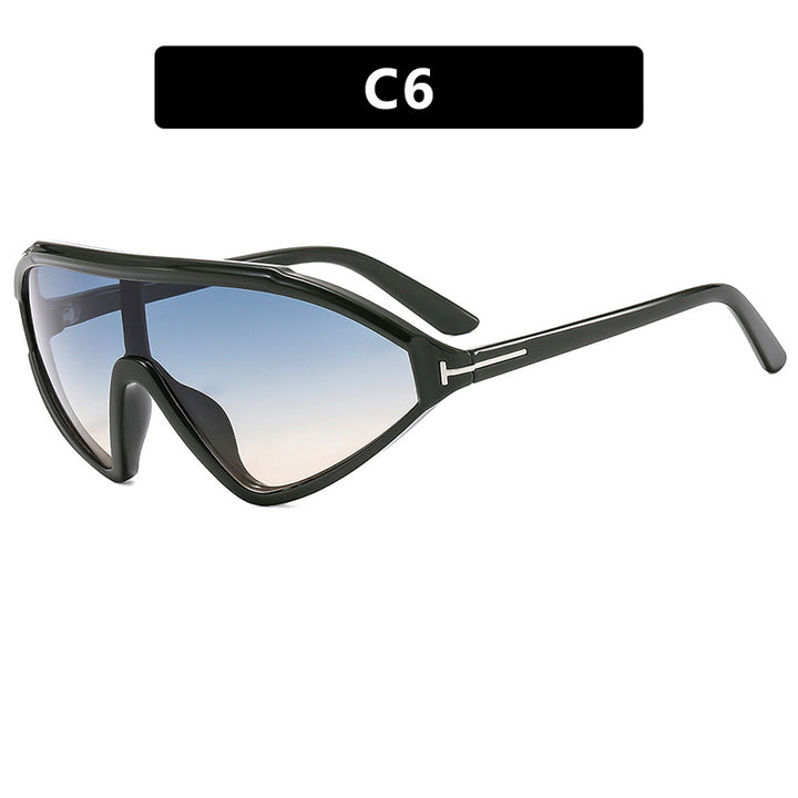 Dame sport solbrille med aerodynamisk design og UV-beskyttelse Skanto