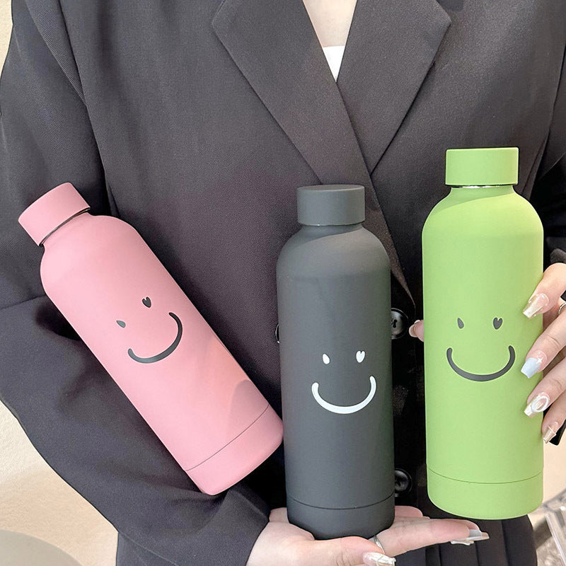Damen Isolierflasche med innovativt smilmotiv Skanto